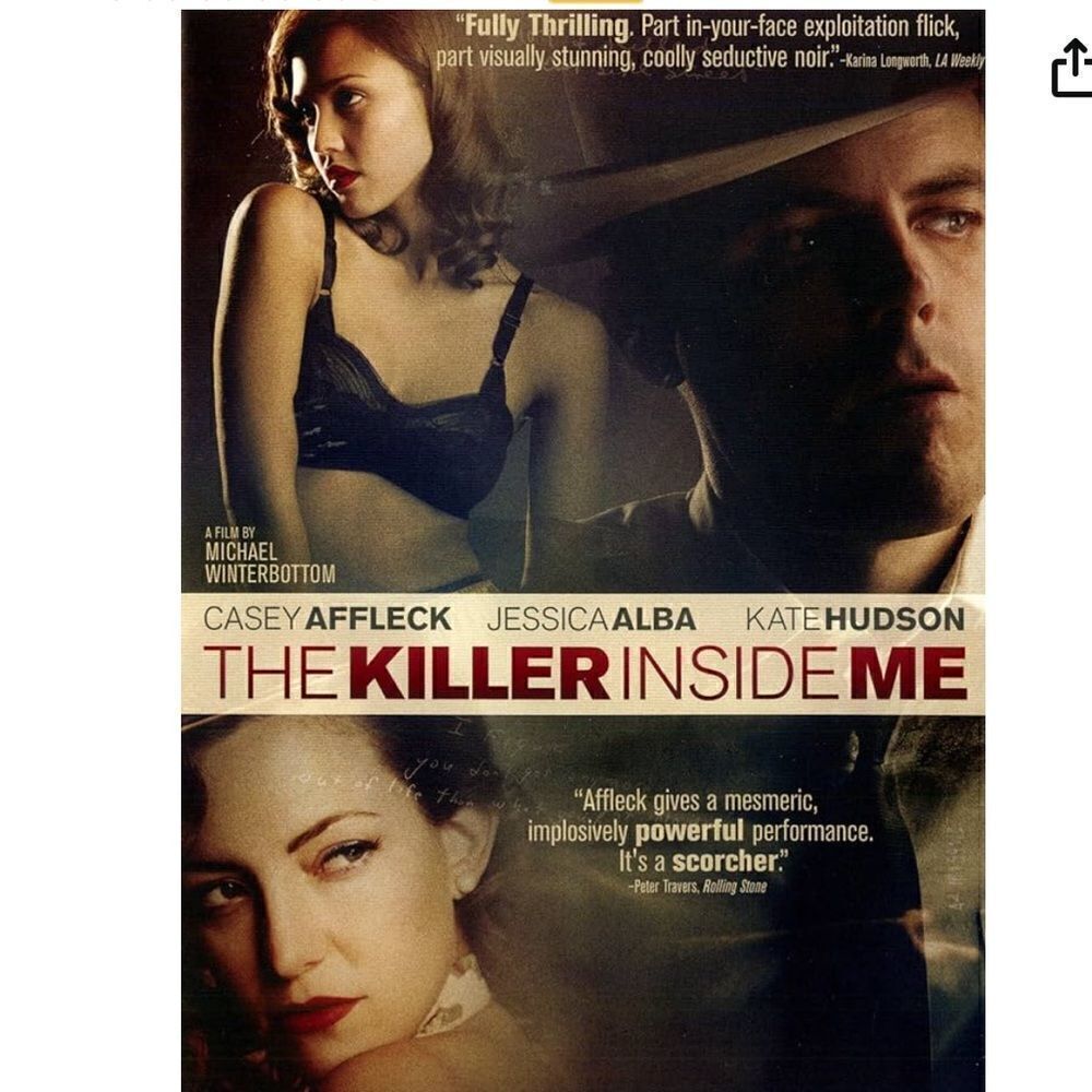 “The Killer Inside Me” Widescreen DVD!starring Kate Hudson